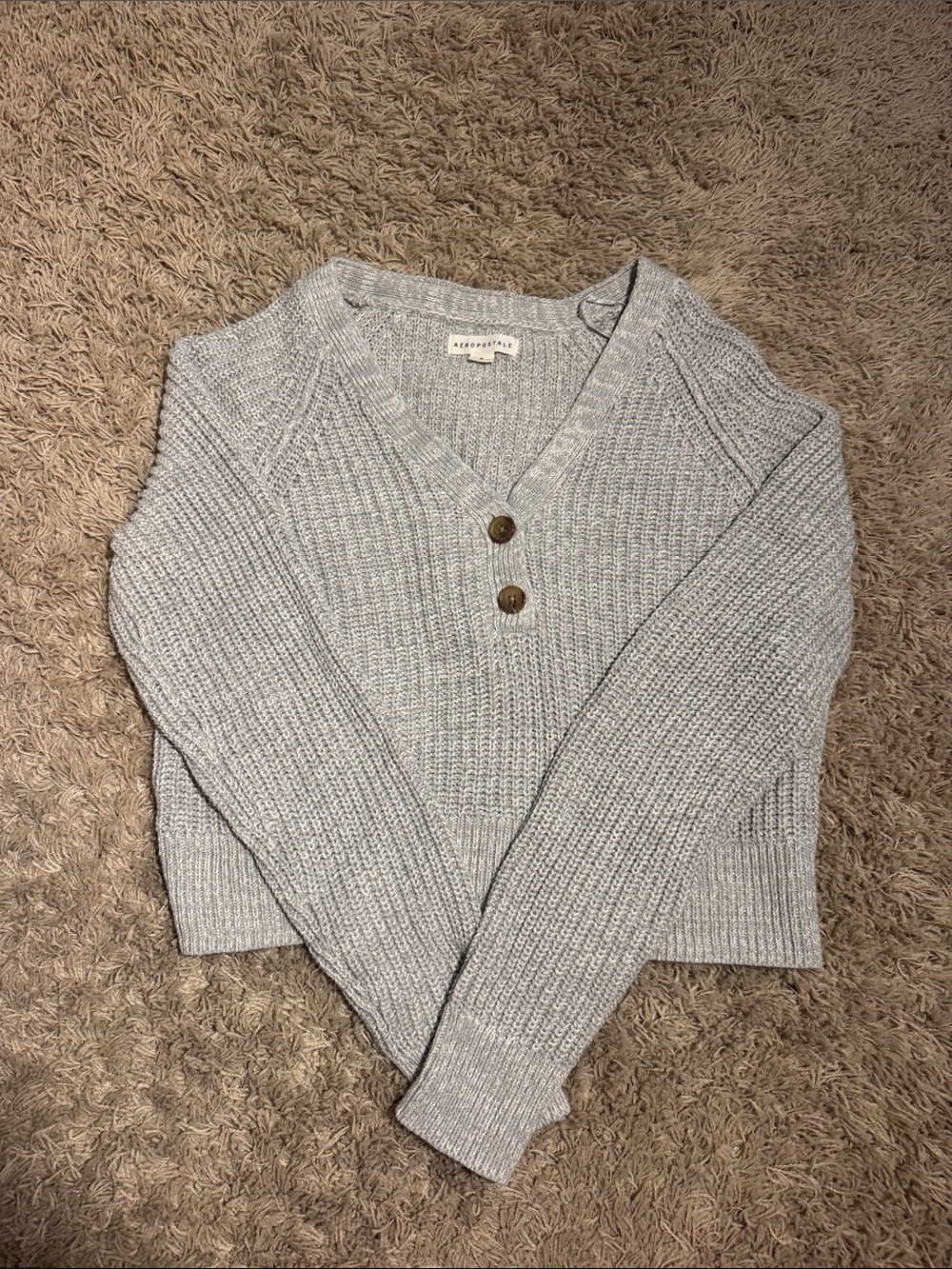Women’s Aeropostale Ripped Cropped Sweater